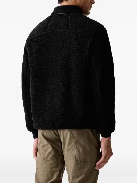 Pulover Peak Performance din fleece negru
