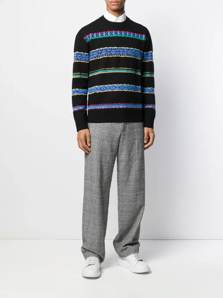 Pulover Kenzo cu dungi negru