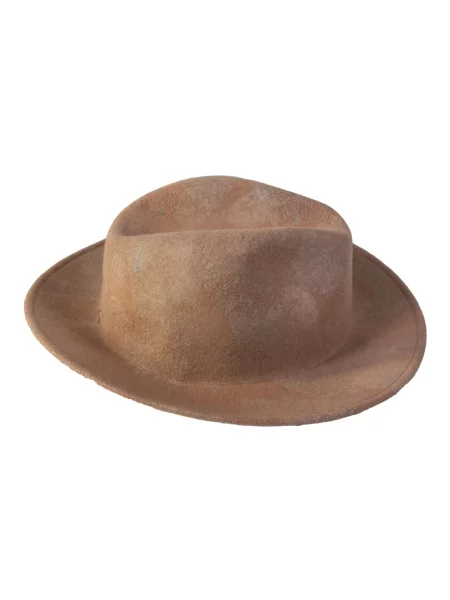 Czapka Dondup filcowa beżowa
