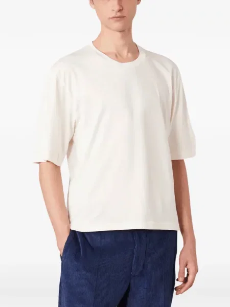 Scurt tricou Officine Générale cu decolteu rotund