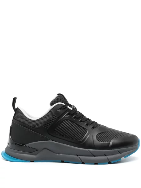 Sneakerși Calvin Klein plasă negru
