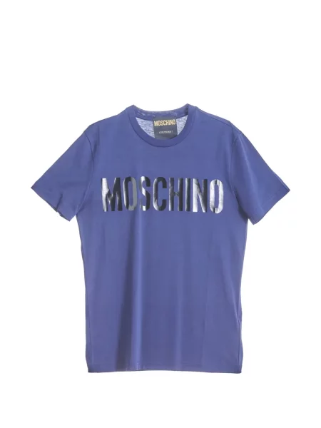 Tricou Moschino cu imagine albastru