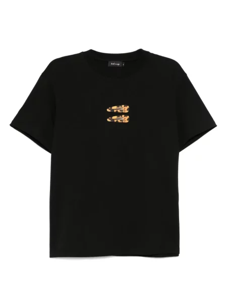 Koszulka Tout A Coup z nadrukiem czarna