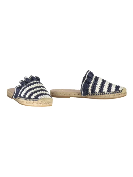 Lniane espadryle Red Valentino czerwone