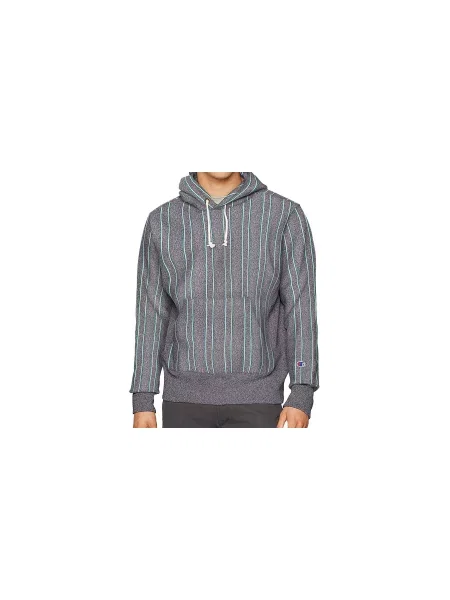 Champion Reverse Weave Hooded Sweatshirt Unisex Bluzy i bluzy z kapturem Champion Size: S szary