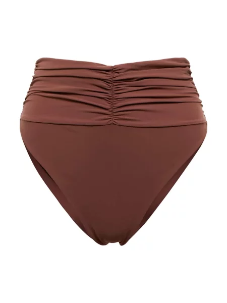 Bikini Magda Butrym cu talie înaltă maro