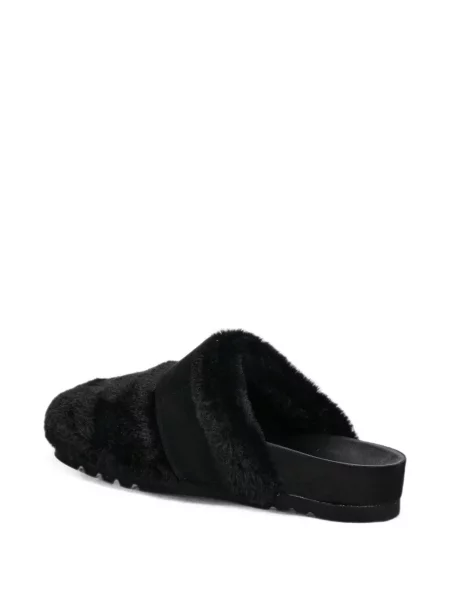 Papuci tip mules Scholl negru