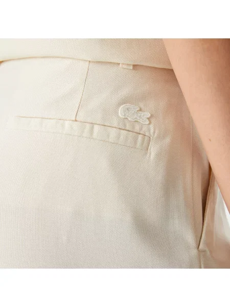 Lacoste Spodnie Lacoste białe