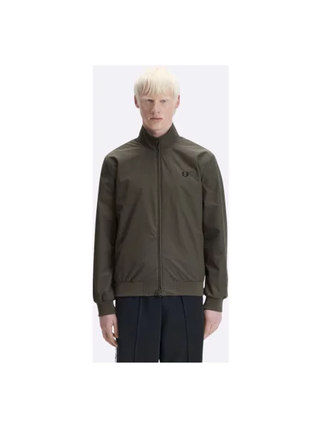 Bluza rozpinana Fred Perry zielona