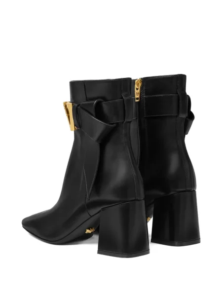 Botine Versace din piele negru