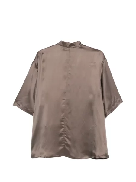 Gulerat cămașă Emporio Armani maro