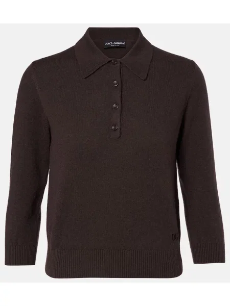 Pulover Dolce&gabbana din cașmir maro