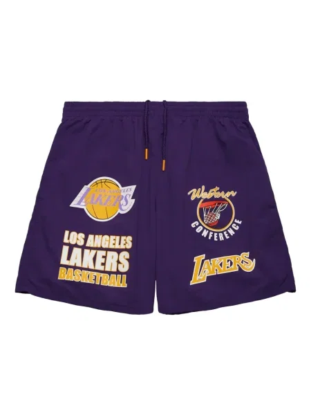 Pantaloni scurți Mitchell & Ness violet