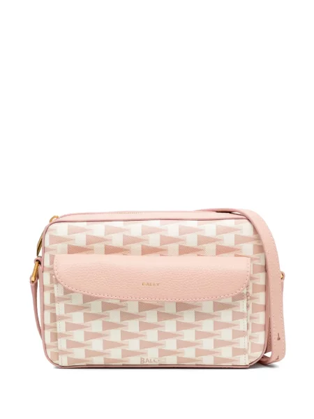 Geanta crossbody Bally cu imagine roz