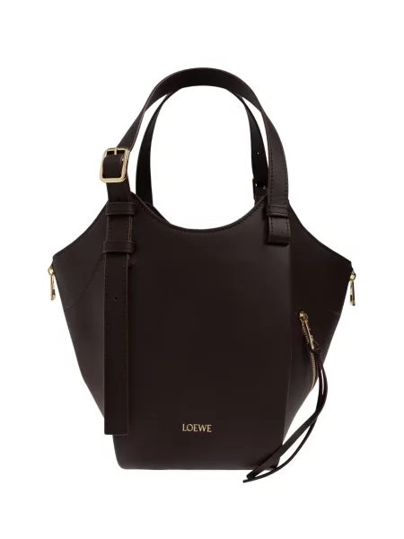 Geantă shopper Loewe din piele maro
