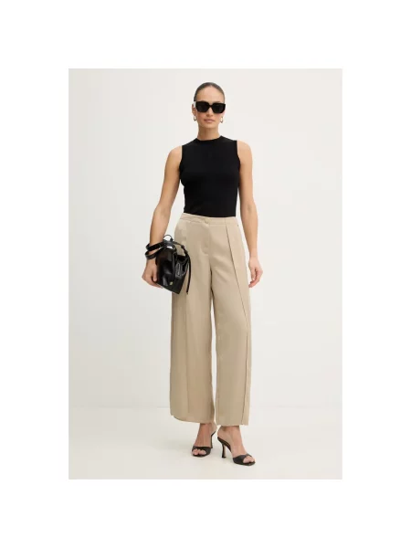 Spodnie Armani Exchange beżowe