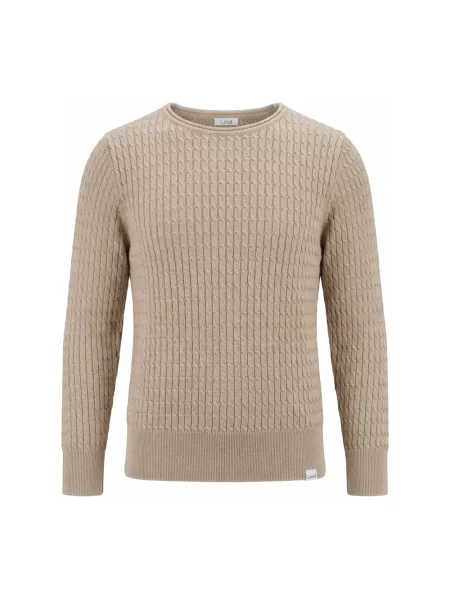 Dzianinowy sweter Lind beżowy