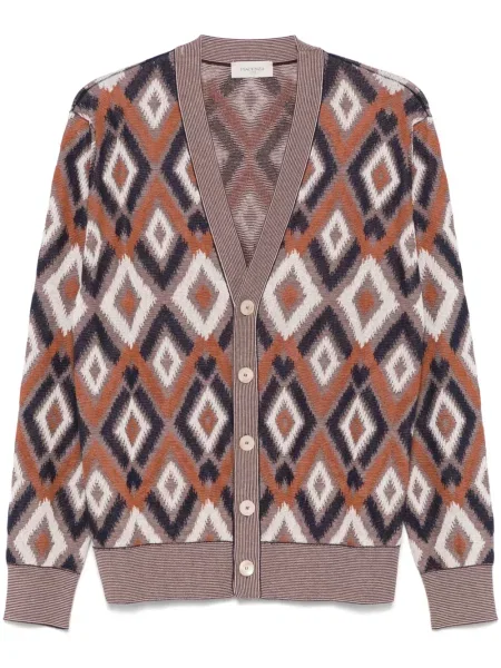 Cardigan Piacenza Cashmere din cașmir maro