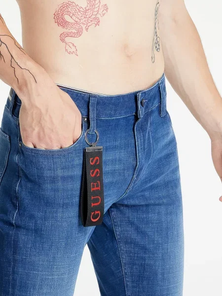 Прямі джинси GUESS синій