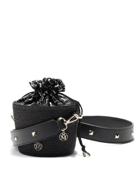 Geantă bucket Maison Michel negru