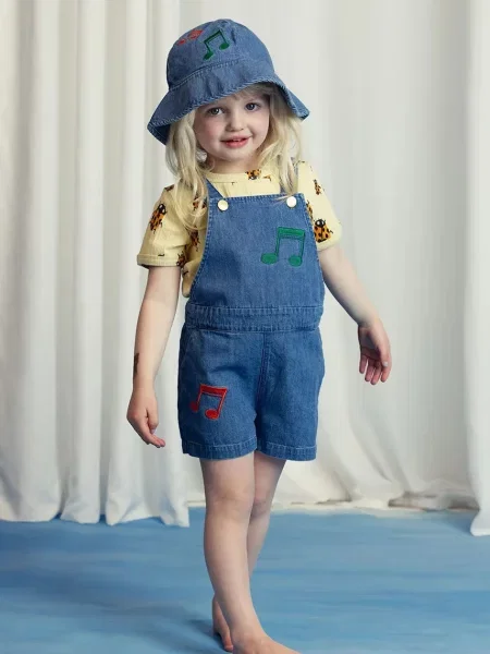 Детский джинсовый комбинезон Mini Rodini