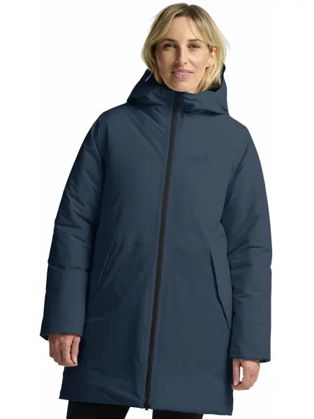 Зимова куртка Jack Wolfskin Frost haven jkt w синтетичний синій