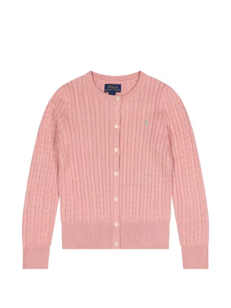 Kardigan dziecięcy Polo Ralph Lauren różowy