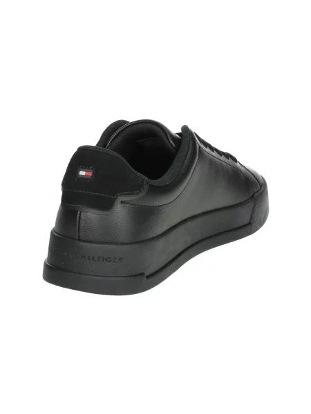 TOMMY HILFIGER Niske tenisice Court Ess / bijela crna
