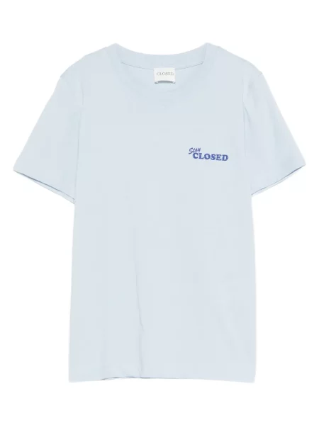 Tricou Closed cu imagine albastru