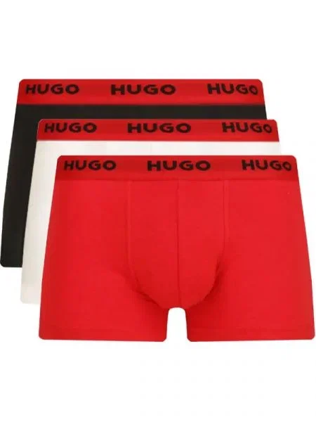 Hugo Bodywear 3 db-os boxeralsó szett TRUNK TRIPLET PACK fekete