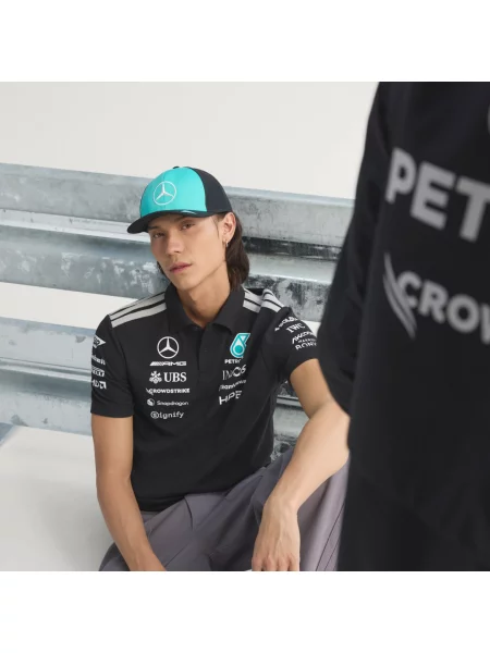 Polokošile MERCEDES AMG PETRONAS FORMULA 1 TEAM ENGINEERS černé