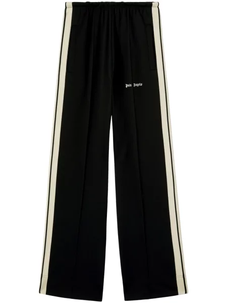 Pantaloni Palm Angels cu broderie negru