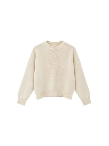 Sweter Marant Etoile wełniany beżowy