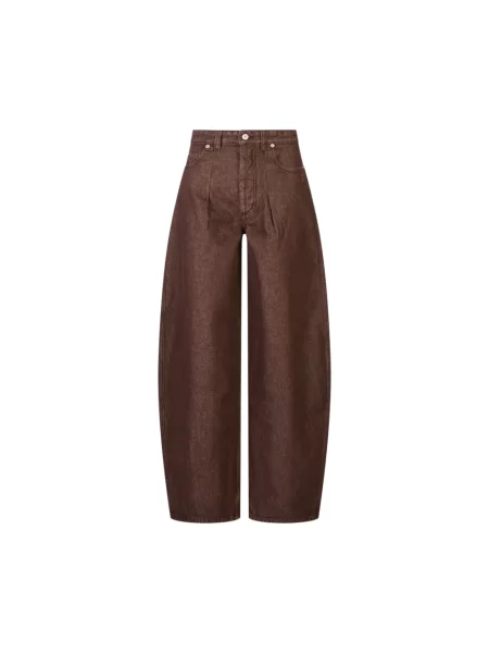 Jeansy Jacquemus brązowe