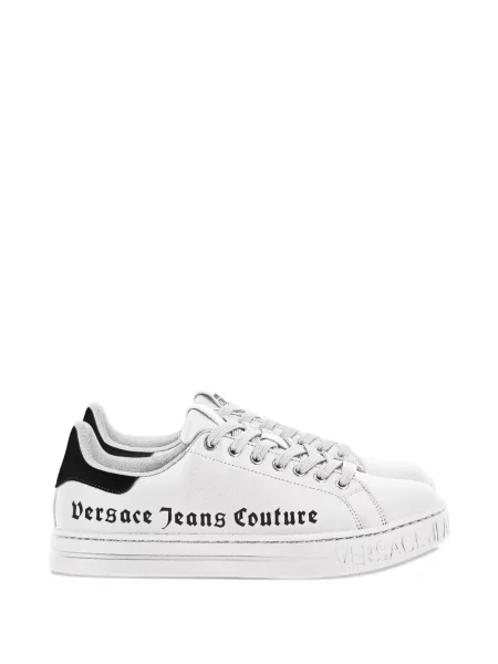 Sneakerși Versace Jeans Couture cu imagine alb