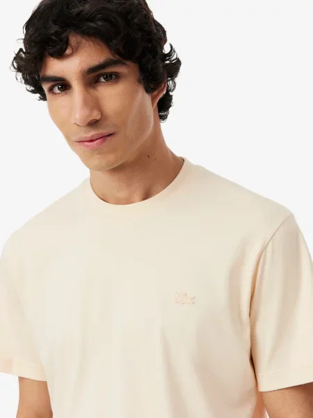 Футболка Lacoste бежевая