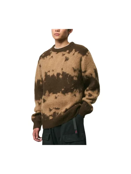 Sweter Gramicci wełniany brązowy
