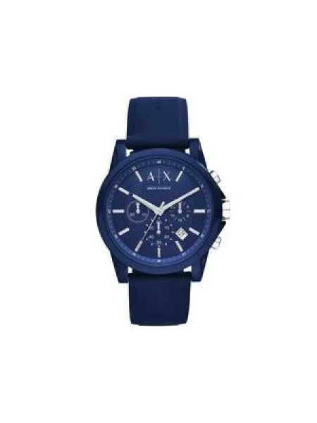 Armani Exchange Hodinky Tmavomodrá stříbrné