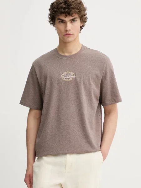 Kratka majica Les Deux rjava