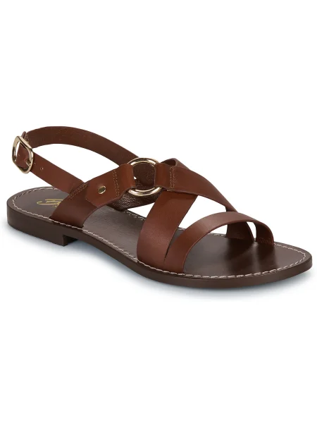 Pantofi Betty London maro