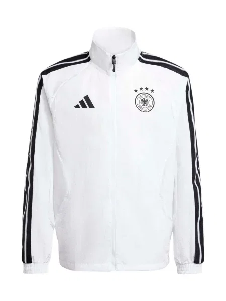ADIDAS PERFORMANCE Αθλητικό μπουφάν DFB H AN μαύρο λευκό