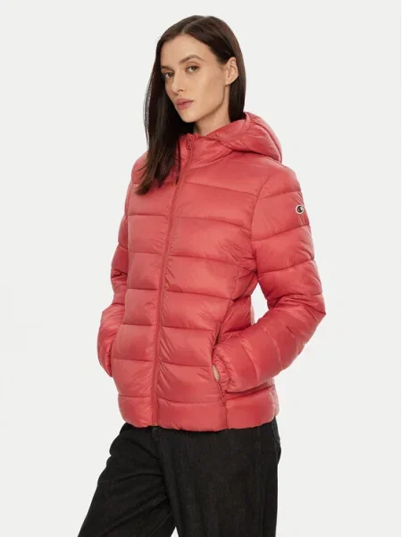 Champion Пухено яке Custom Fit розов