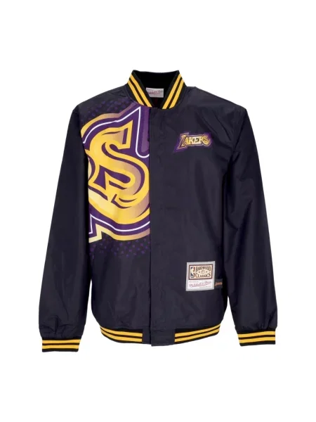 Kurtka bomber Mitchell & Ness fioletowy