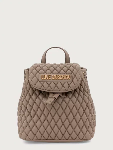 Love Moschino rucsac pentru femei cu imitație de piele bej
