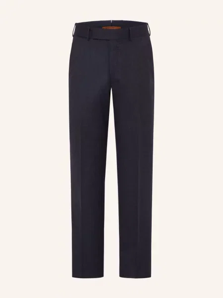 Zegna Flanelové Chino Kalhoty S Pravidelným Střihem tmavě modrá