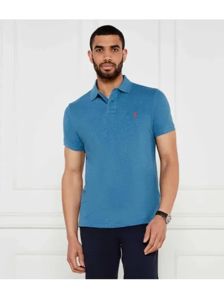 POLO RALPH LAUREN Polo | Custom slim fit | pique albastru