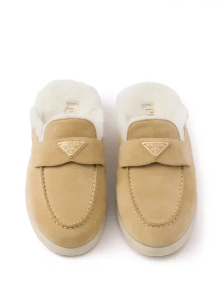 Велурени мюли Prada