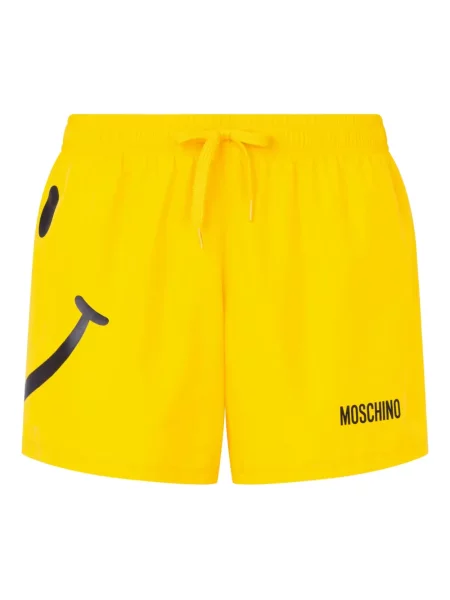 Kupaće gaće Moschino s printom žuta