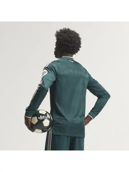 Koszulka wyjazdowa z długim rękawem Real Madrid Authentic