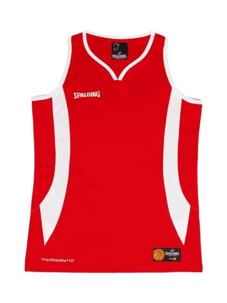 SPALDING Sport top Jam roșu alb